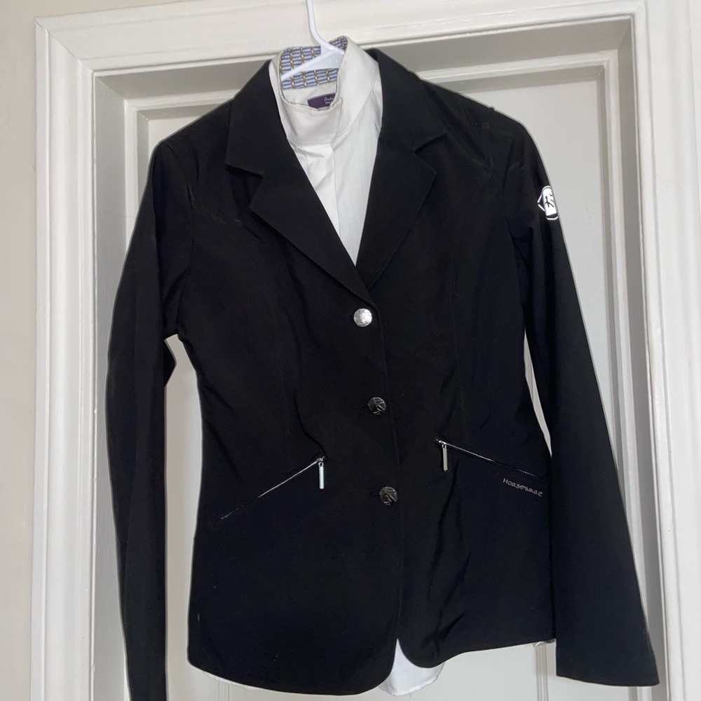 Women small show coat and show shirt